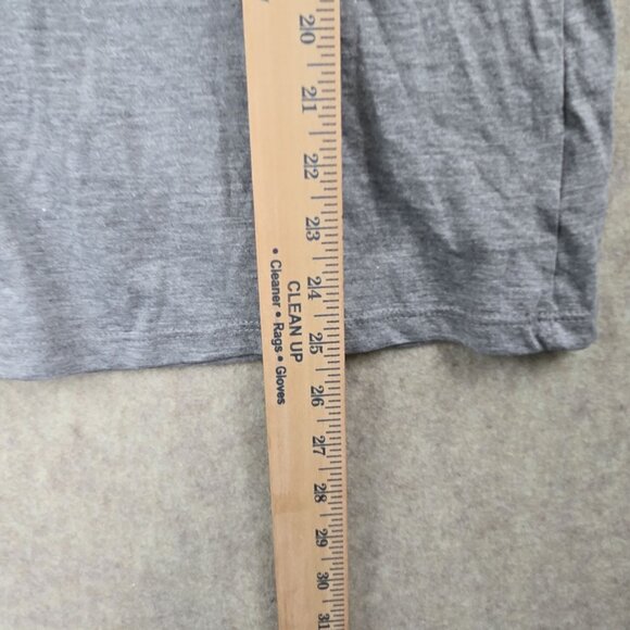 Time And Tru Womens Long Sleeve Gray Core Tee Pima Cotton Blend Size Large - Picture 5 of 6